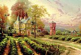 Thomas Kinkade Abundant Harvest painting